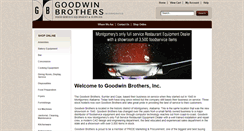 Desktop Screenshot of goodwinbrothers.com